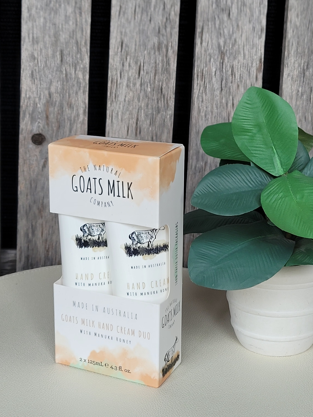 Goats Milk Hand Cream Duo - Manuka Honey - Picture 3 of 4